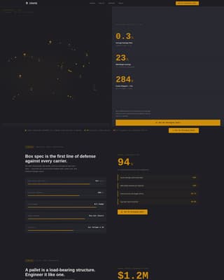 E-Commerce Parcel Logistics Specialist Professional Website Template