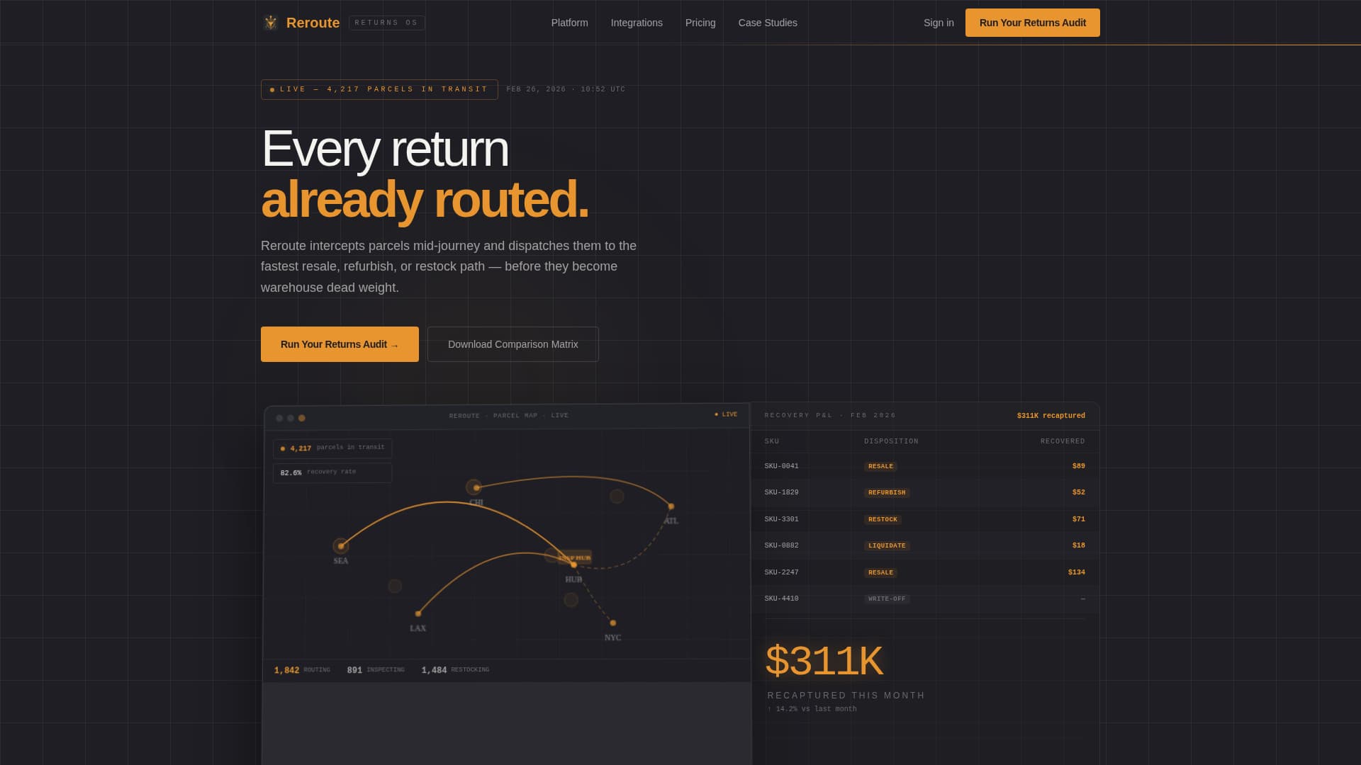 E-Commerce Parcel Logistics Privacy Policy Website Template