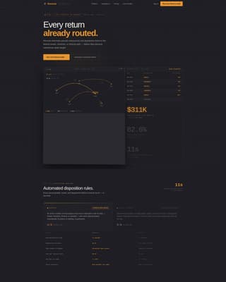 E-Commerce Parcel Logistics Privacy Policy Website Template