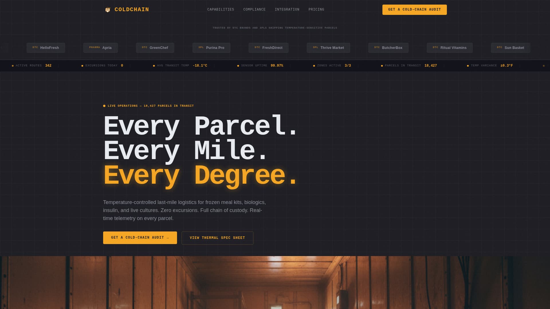 E-Commerce Parcel Logistics Reviews Website Template