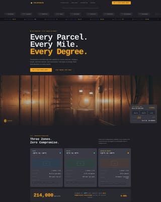 E-Commerce Parcel Logistics Reviews Website Template