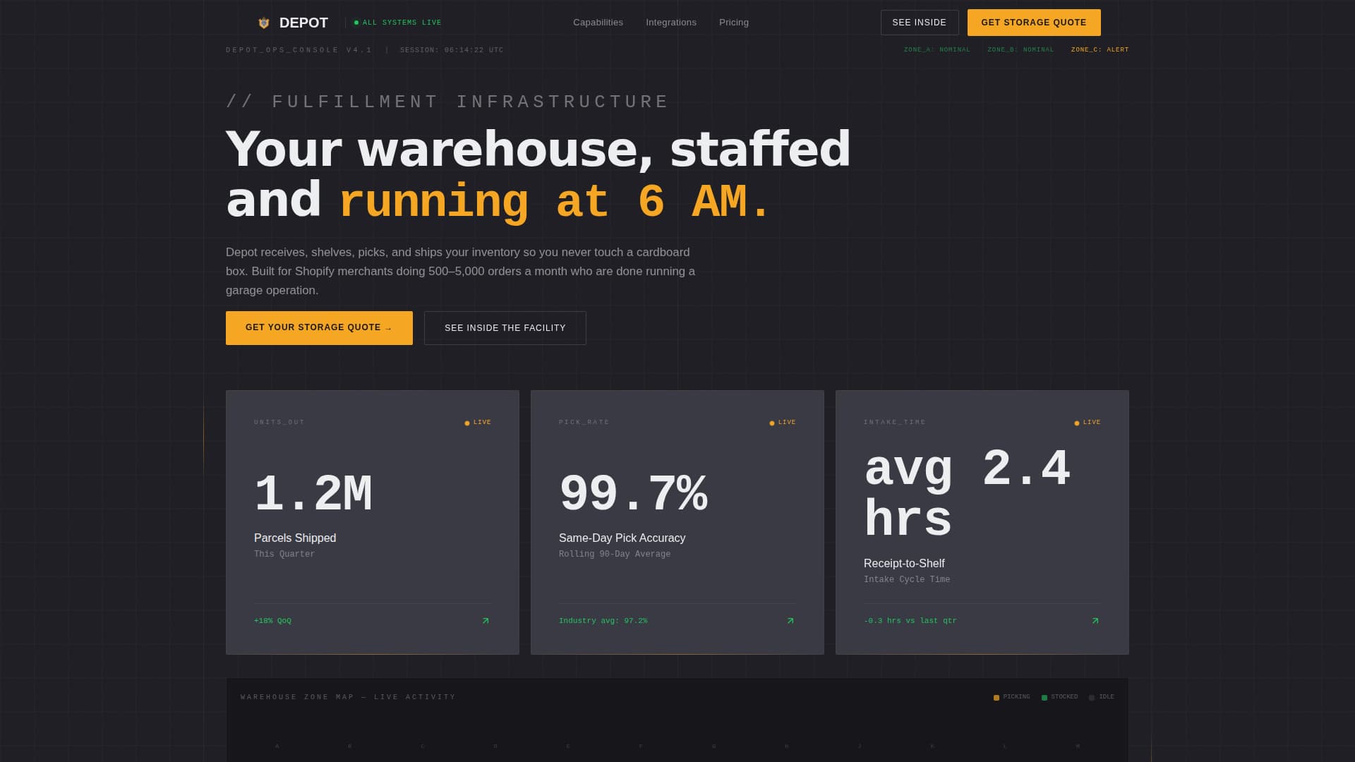E-Commerce Parcel Logistics Professional Website Template