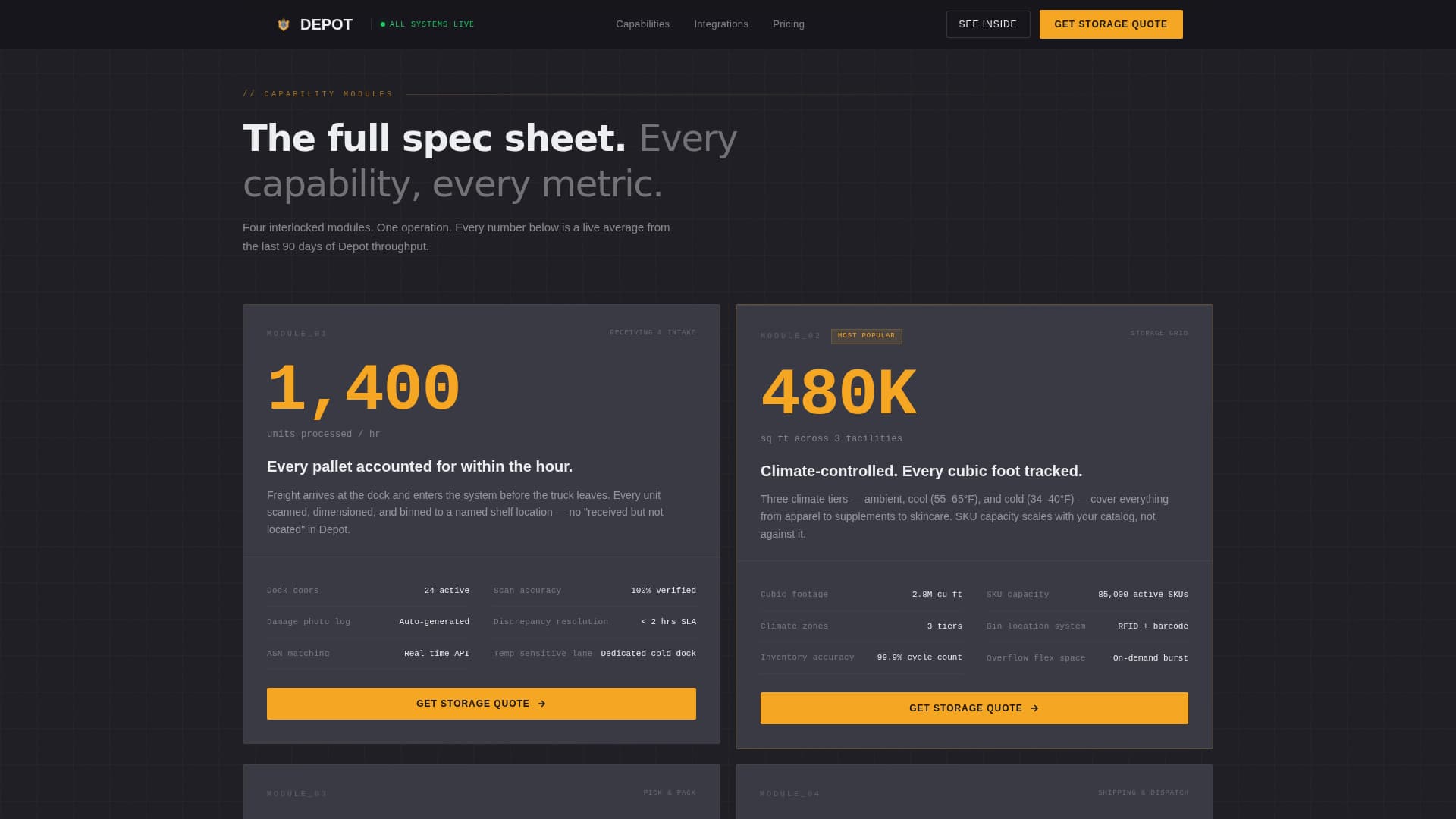E-Commerce Parcel Logistics Professional Website Template