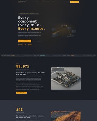 Dispatch - Highvalue Logistics Landing Page Template