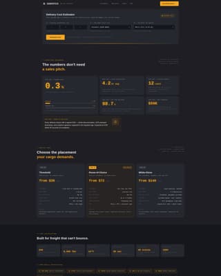 Dispatch - Highvalue Lastmile Landing Page Template