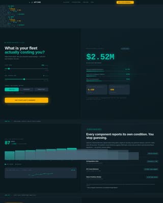 Fleet & Transportation Management Cost Calculator Website Template