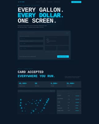 Octane - Precision Fleet Landing Page Template