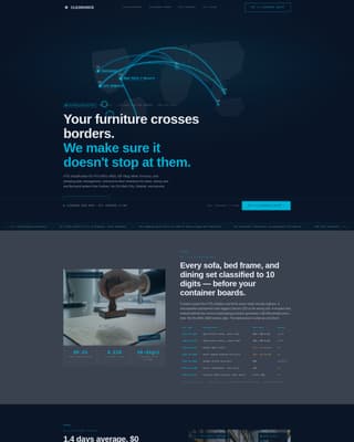 Clearance - Precision Customs Landing Page Template