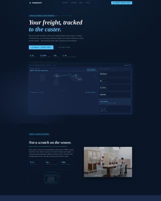 Manifest - Precision Freight Landing Page Template