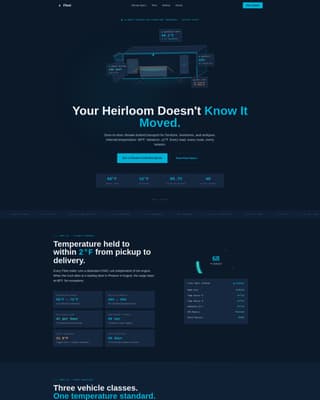 Fleet - Precision Climatecontrolled Landing Page Template