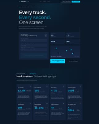 Pinpoint - Precision Fleet Landing Page Template