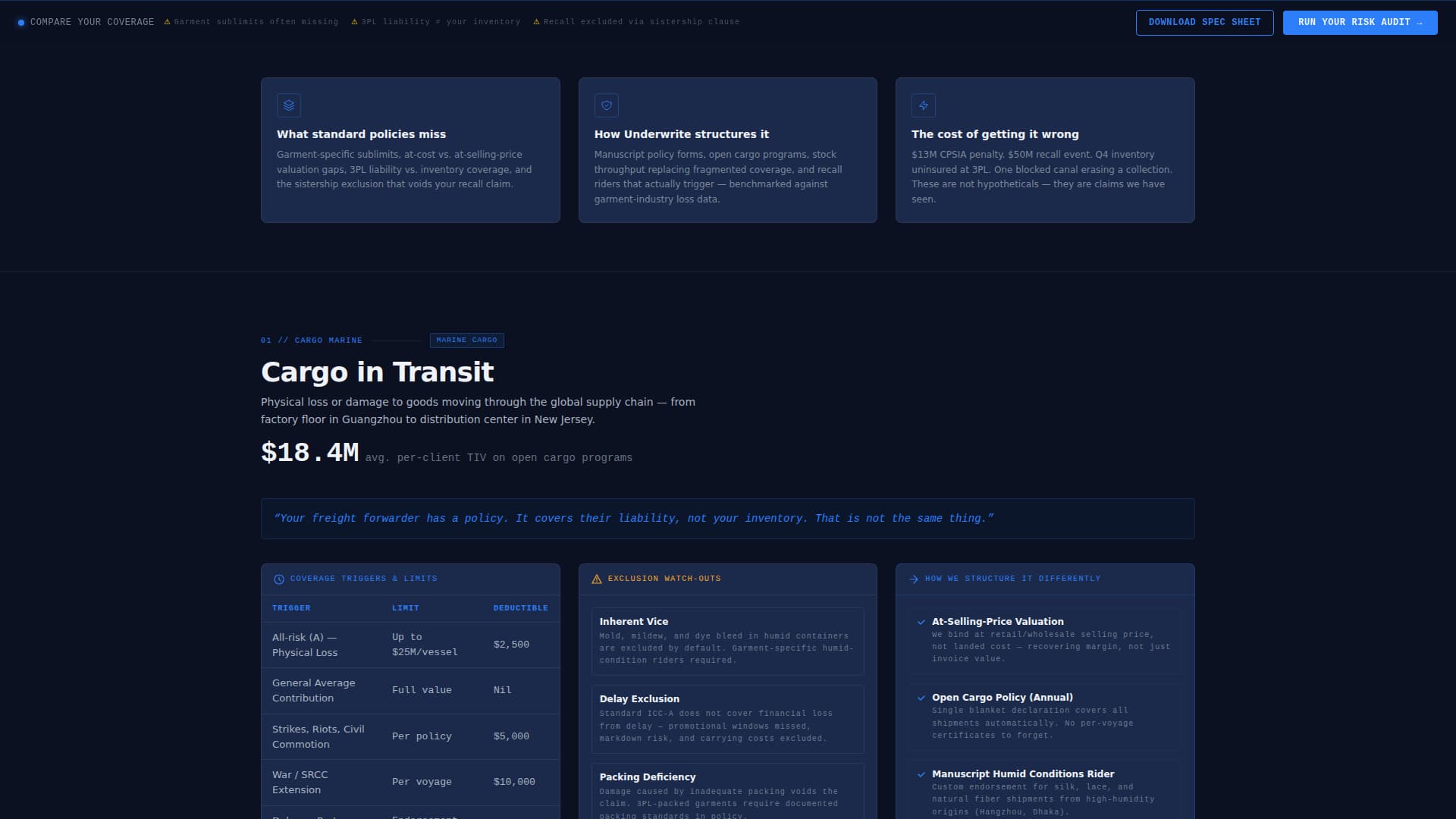 Garment - Premium Landing Page Template