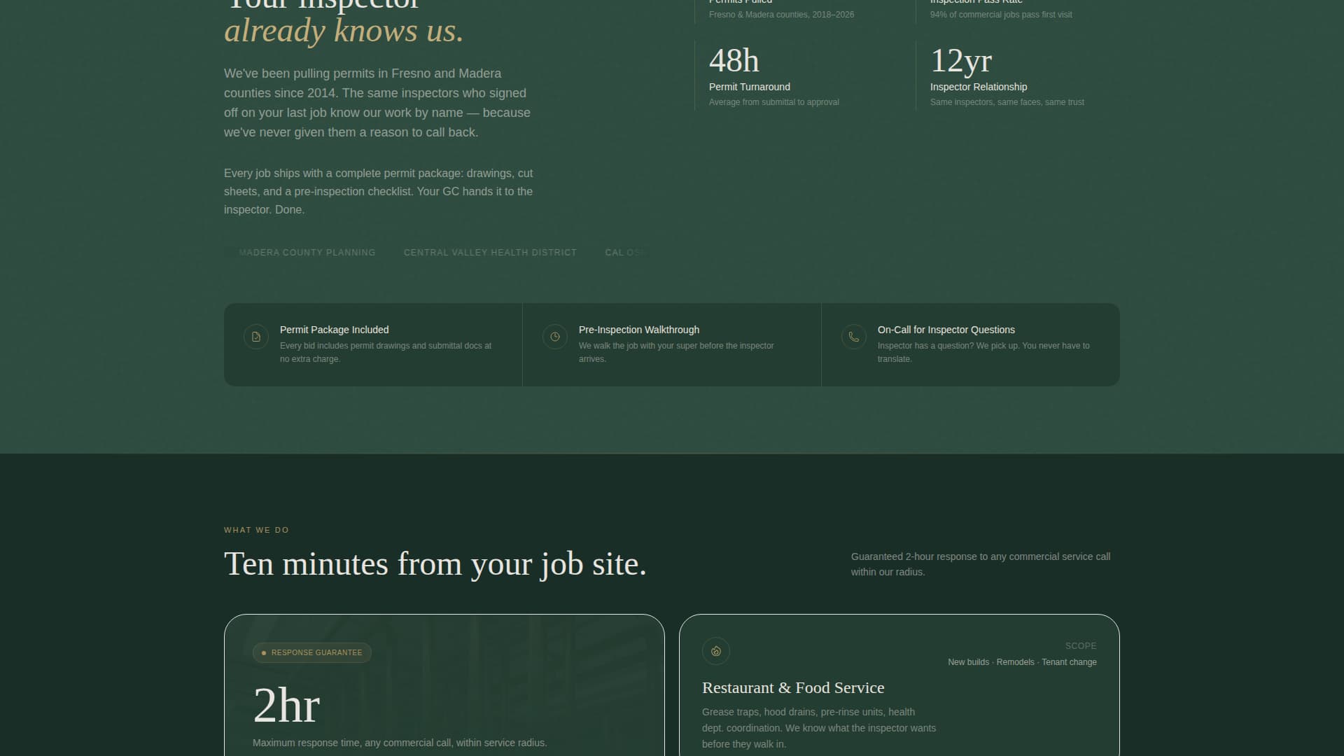 Flow - Trusted Commercialplumbing Landing Page Template