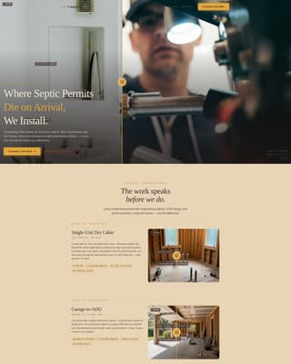 Compost - Precision Installation Landing Page Template