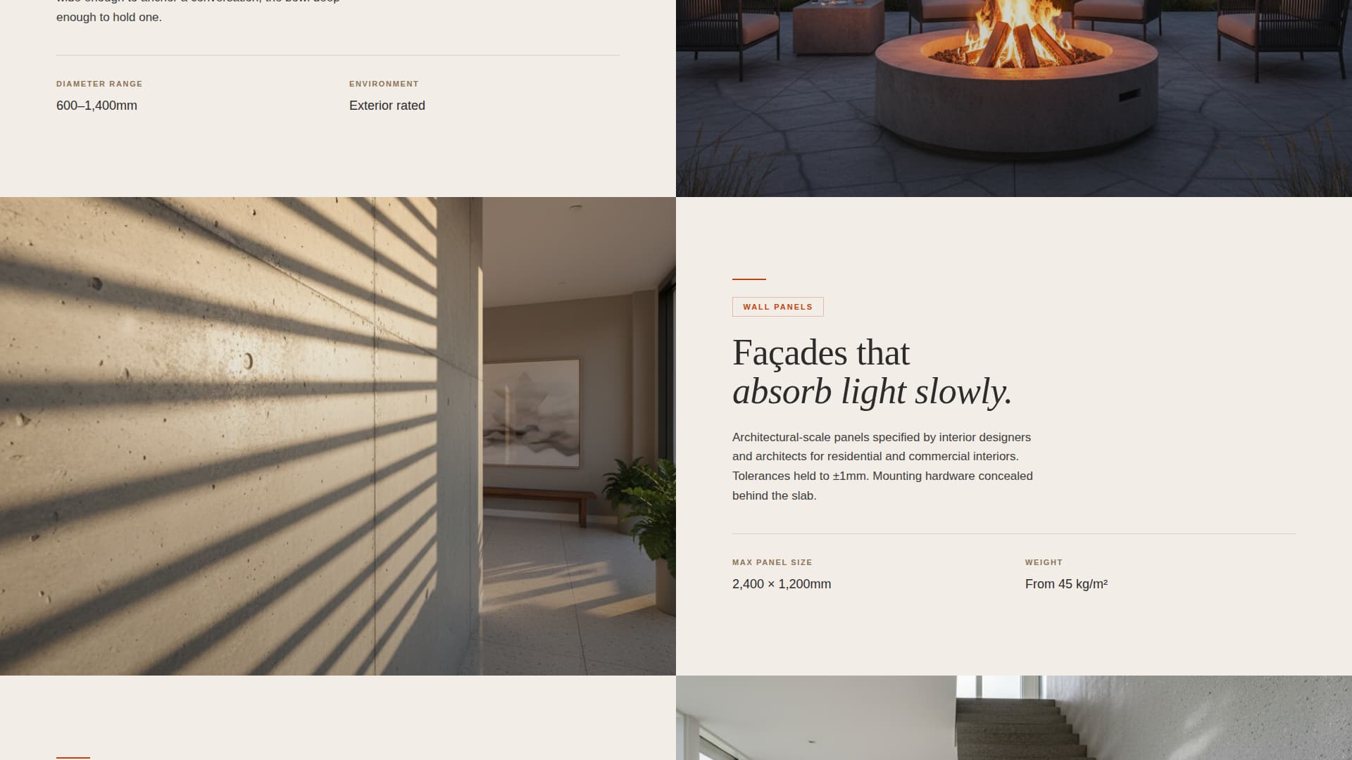Formwork - Bold Concrete Landing Page Template