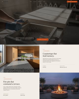 Formwork - Bold Concrete Landing Page Template