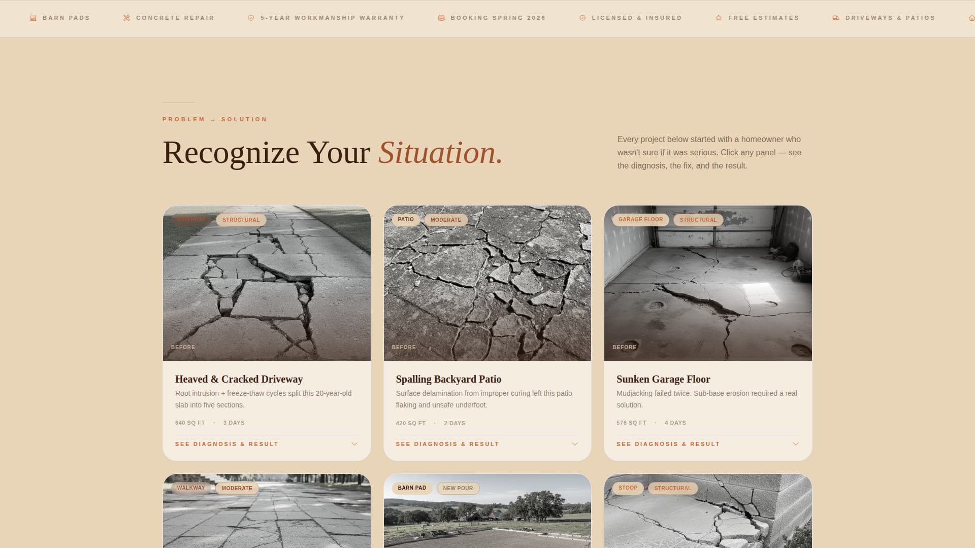 Slab - Trusted Concreteinstaller Landing Page Template