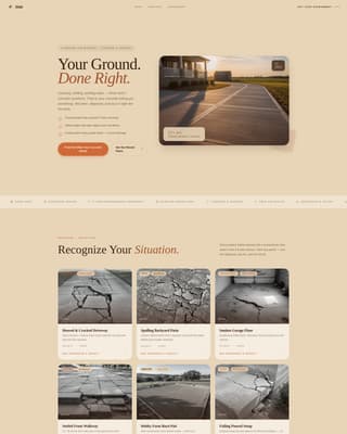 Slab - Trusted Concreteinstaller Landing Page Template