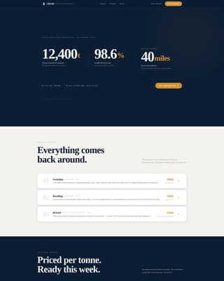 Crush - Powerful Recycler Landing Page Template