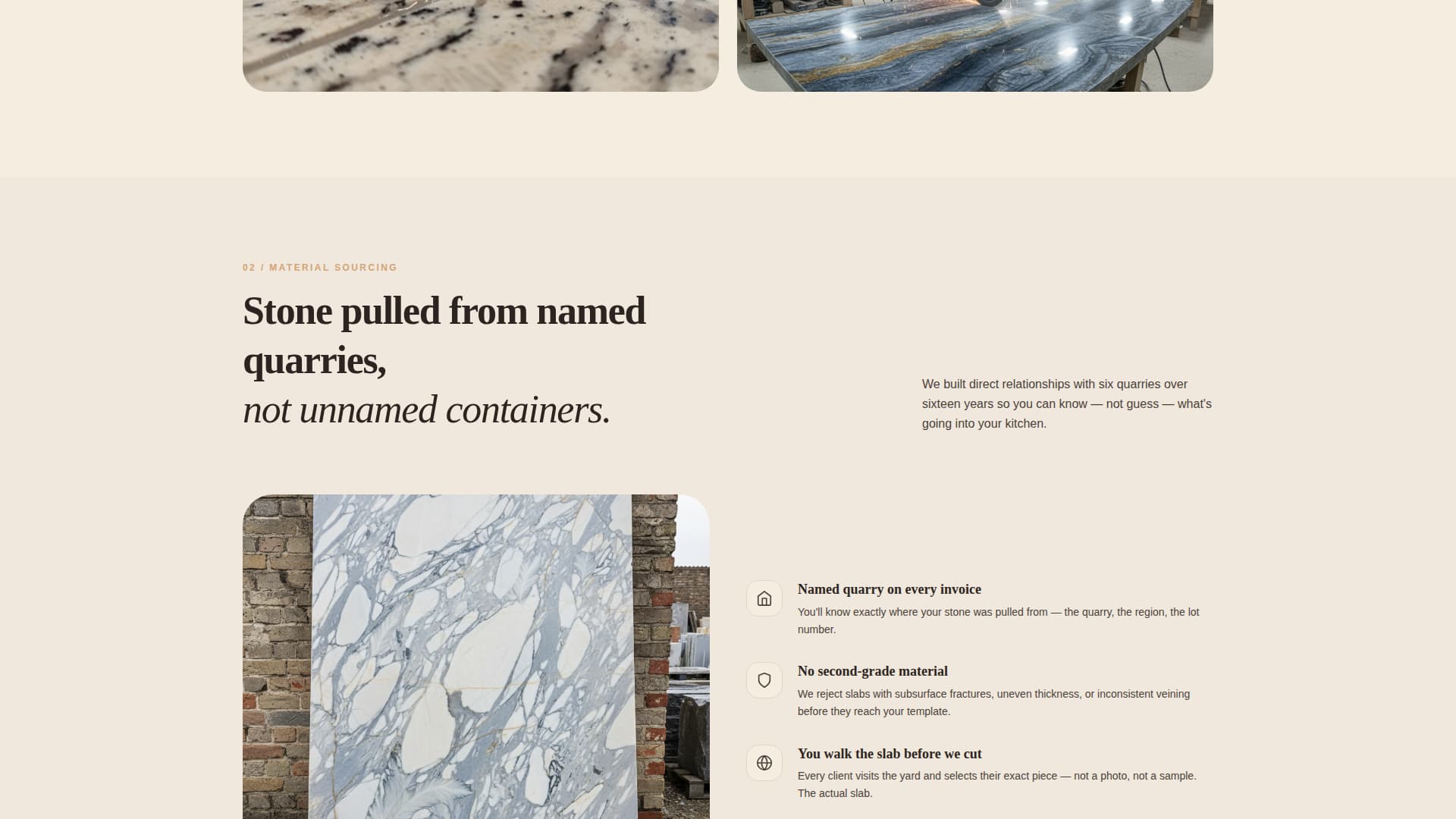 Slab - Trusted Countertop Landing Page Template