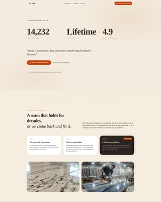 Slab - Trusted Countertop Landing Page Template