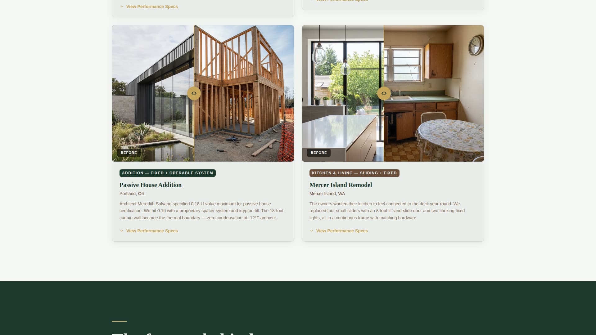 Sash - Precision Window Landing Page Template