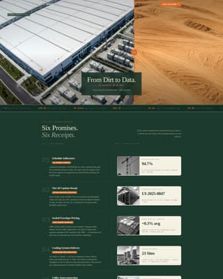 Data - High-Converting Datacenter Landing Page Template