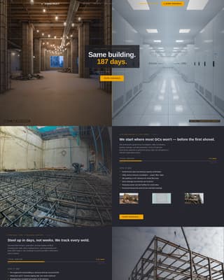 Construct - Precision Datacenter Landing Page Template