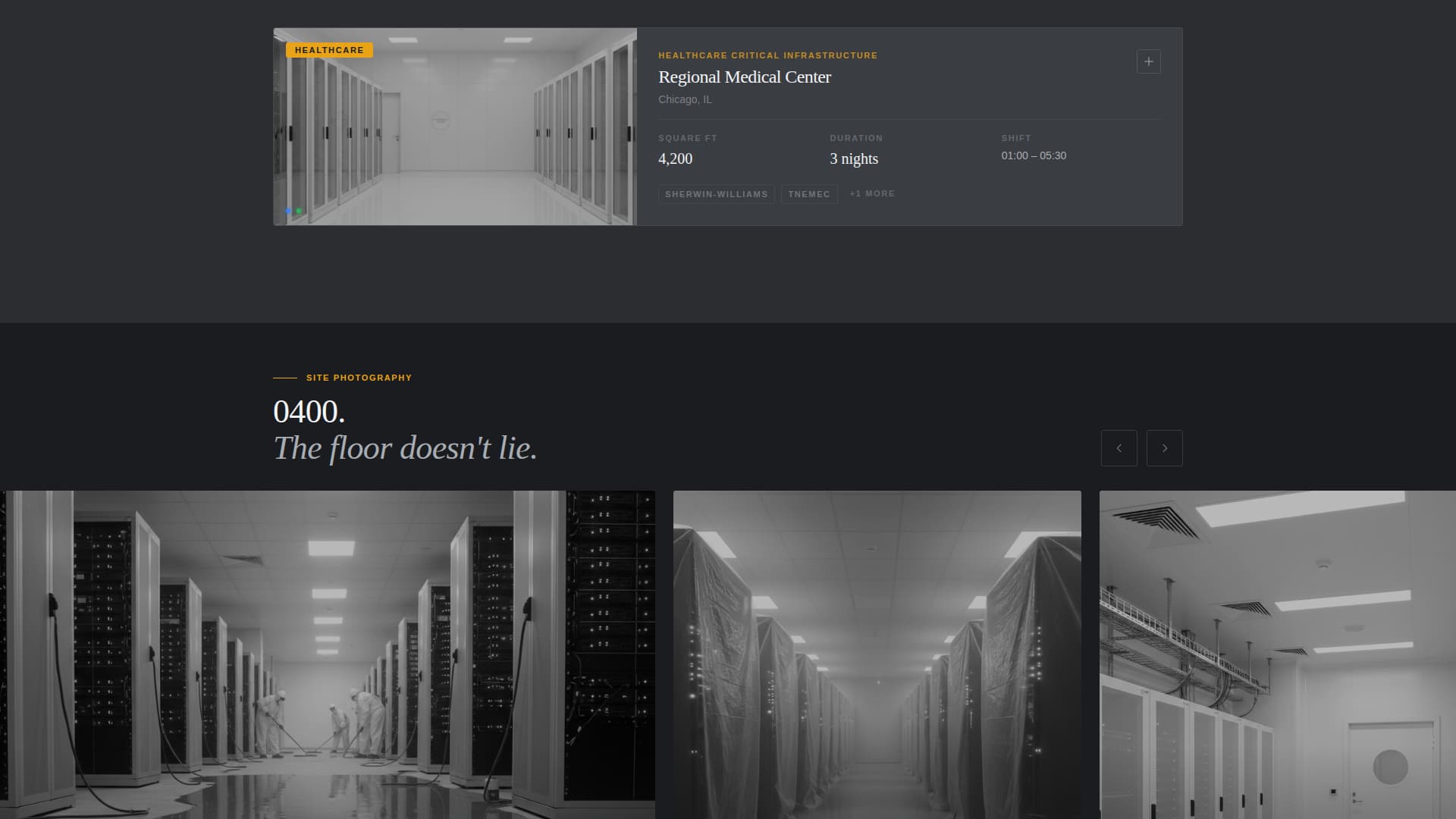 Coat - Industrial Datacenter Landing Page Template