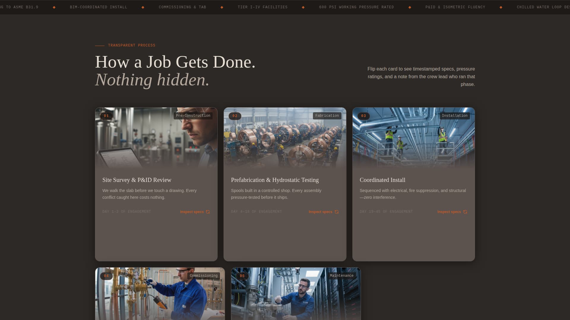 Manifold - Precision Plumbing Landing Page Template