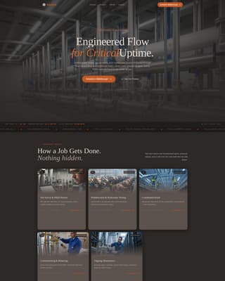 Manifold - Precision Plumbing Landing Page Template