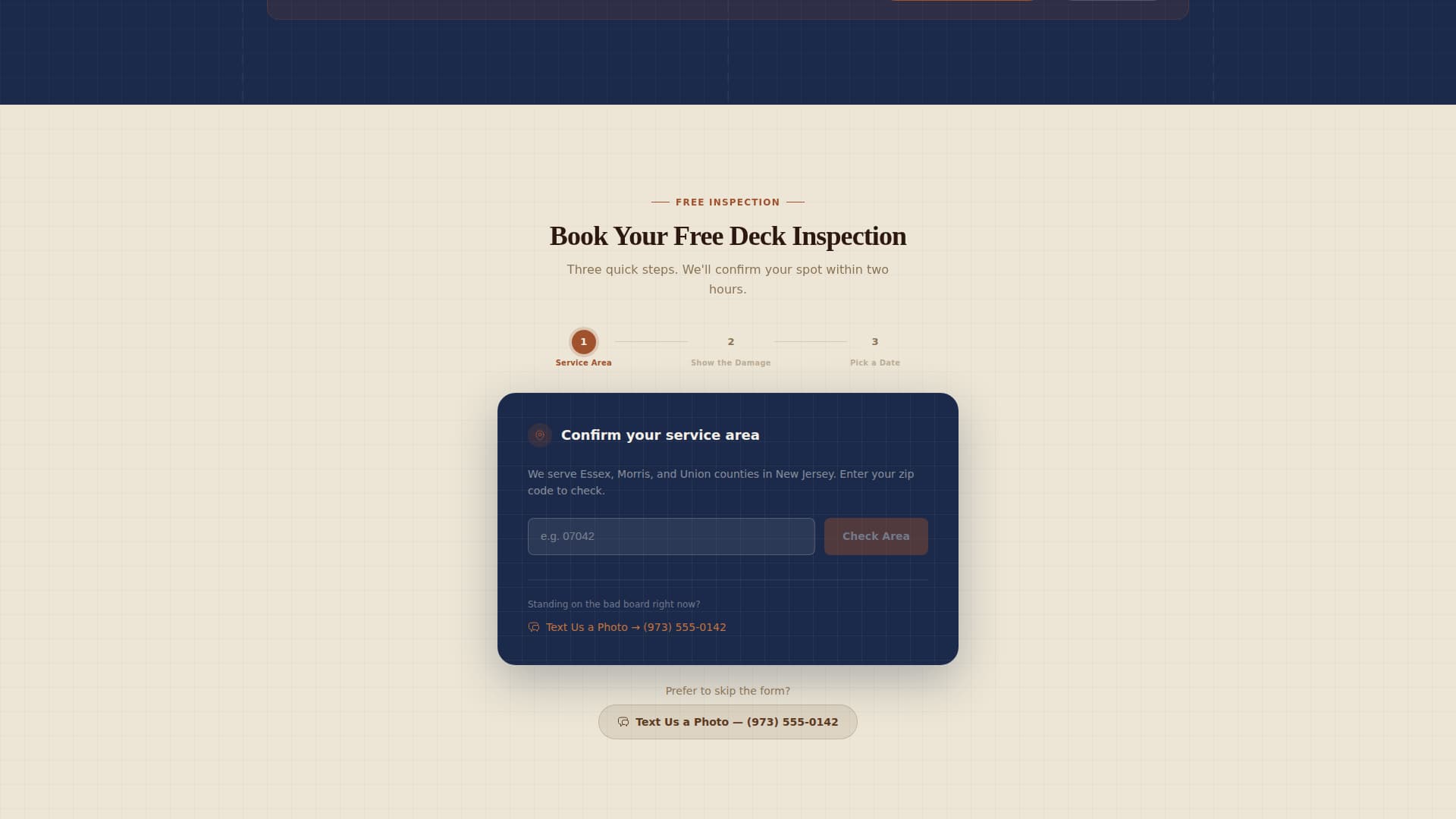 Joist - Trusted Deckrepair Landing Page Template