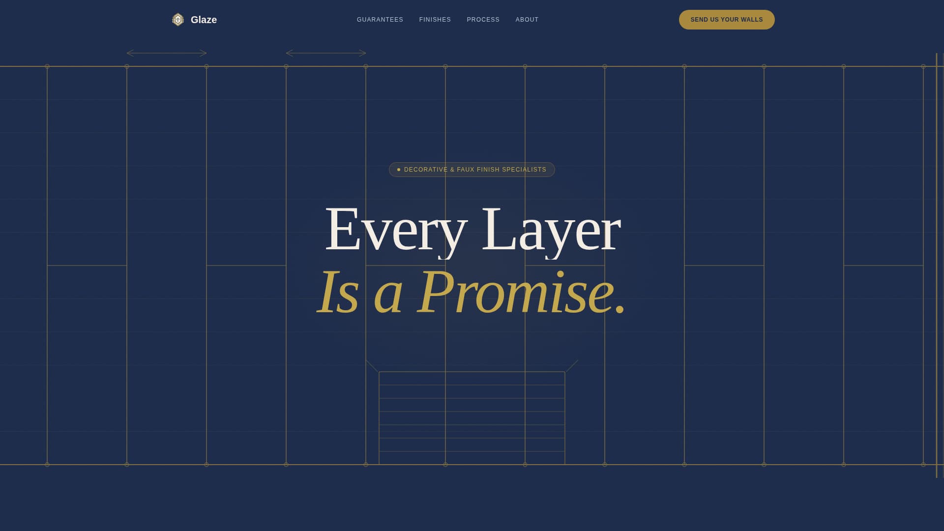 Glaze - Artisan Fauxfinish Landing Page Template