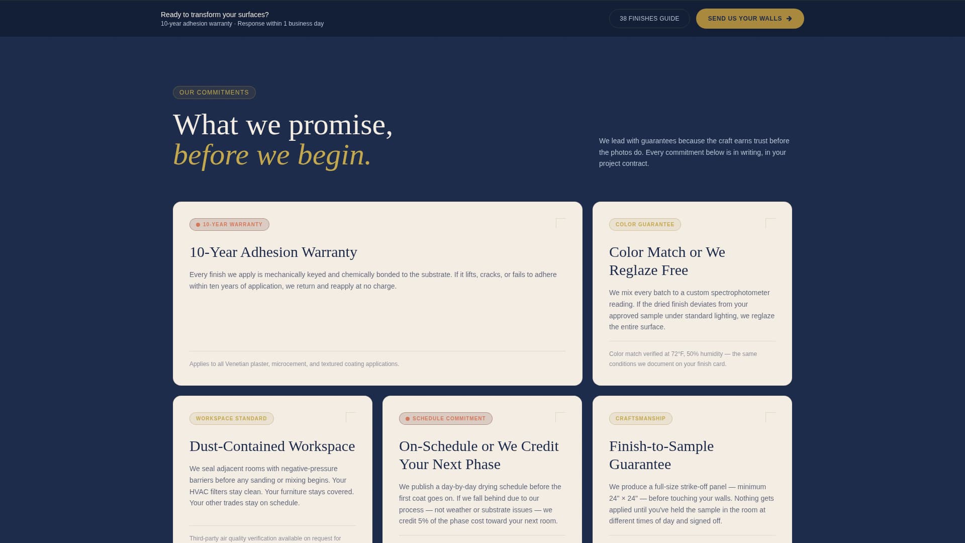 Glaze - Artisan Fauxfinish Landing Page Template