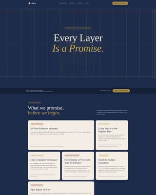 Glaze - Artisan Fauxfinish Landing Page Template