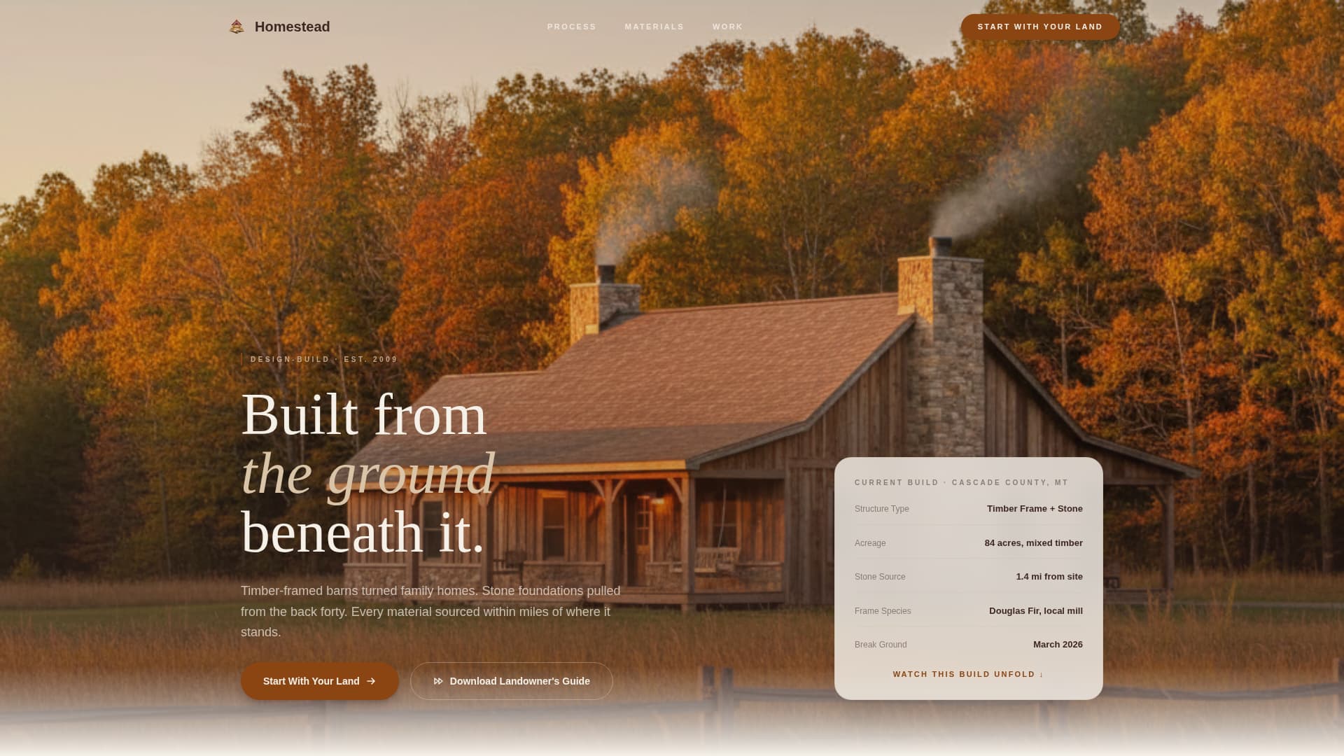 Design-Build Firm Phase-by-Phase Website Template