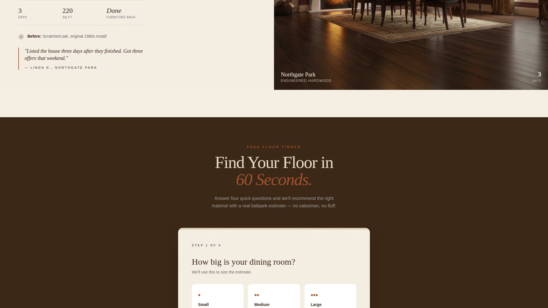 Planks - Trusted Flooring Landing Page Template