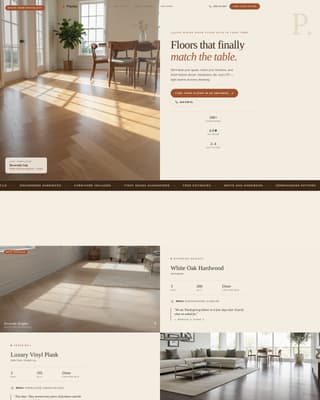 Planks - Trusted Flooring Landing Page Template