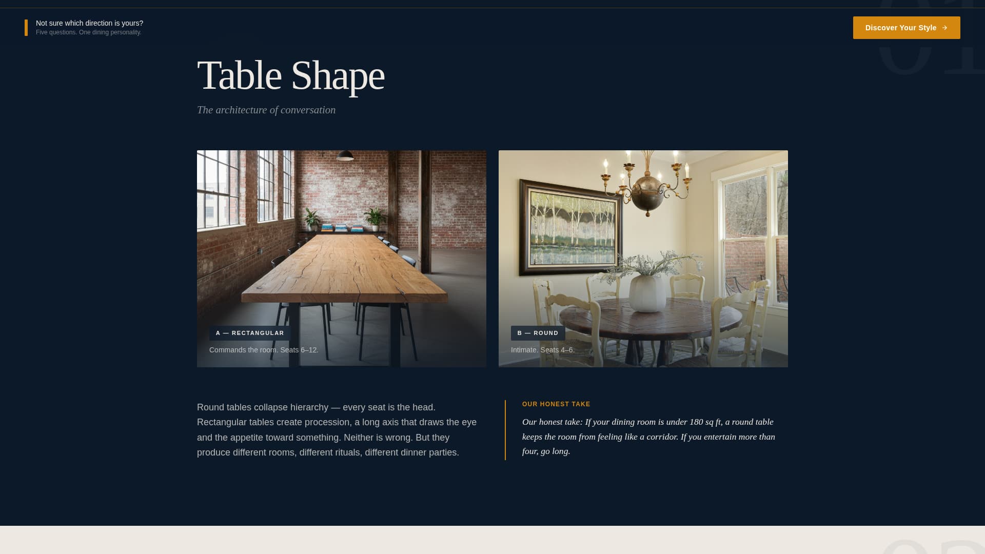 Gather - Industrial Diningroom Landing Page Template