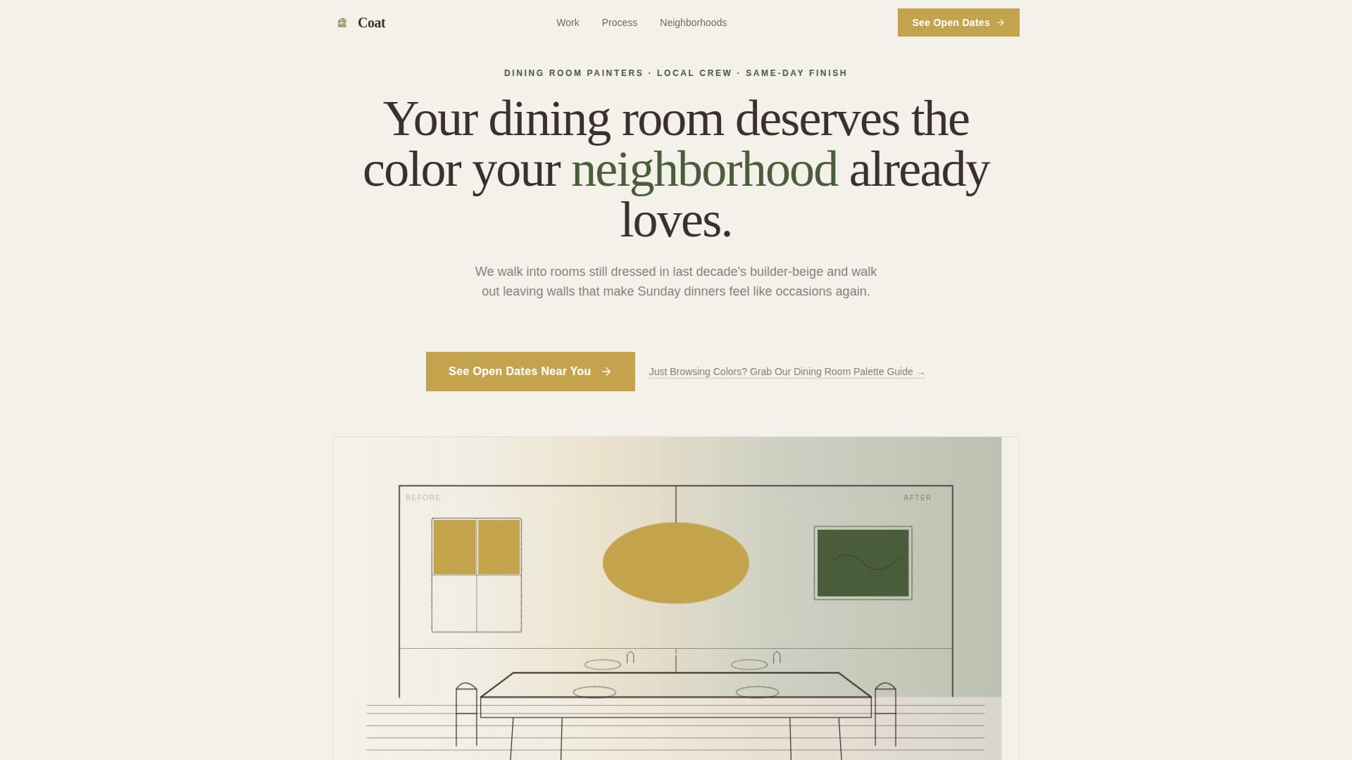Coat - Trusted Painting Landing Page Template