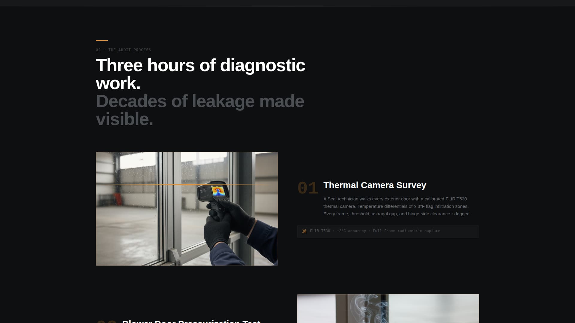 Seal - Precision Weatherproofing Landing Page Template