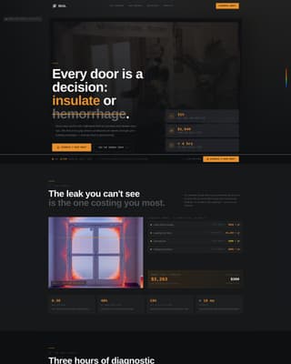 Seal - Precision Weatherproofing Landing Page Template