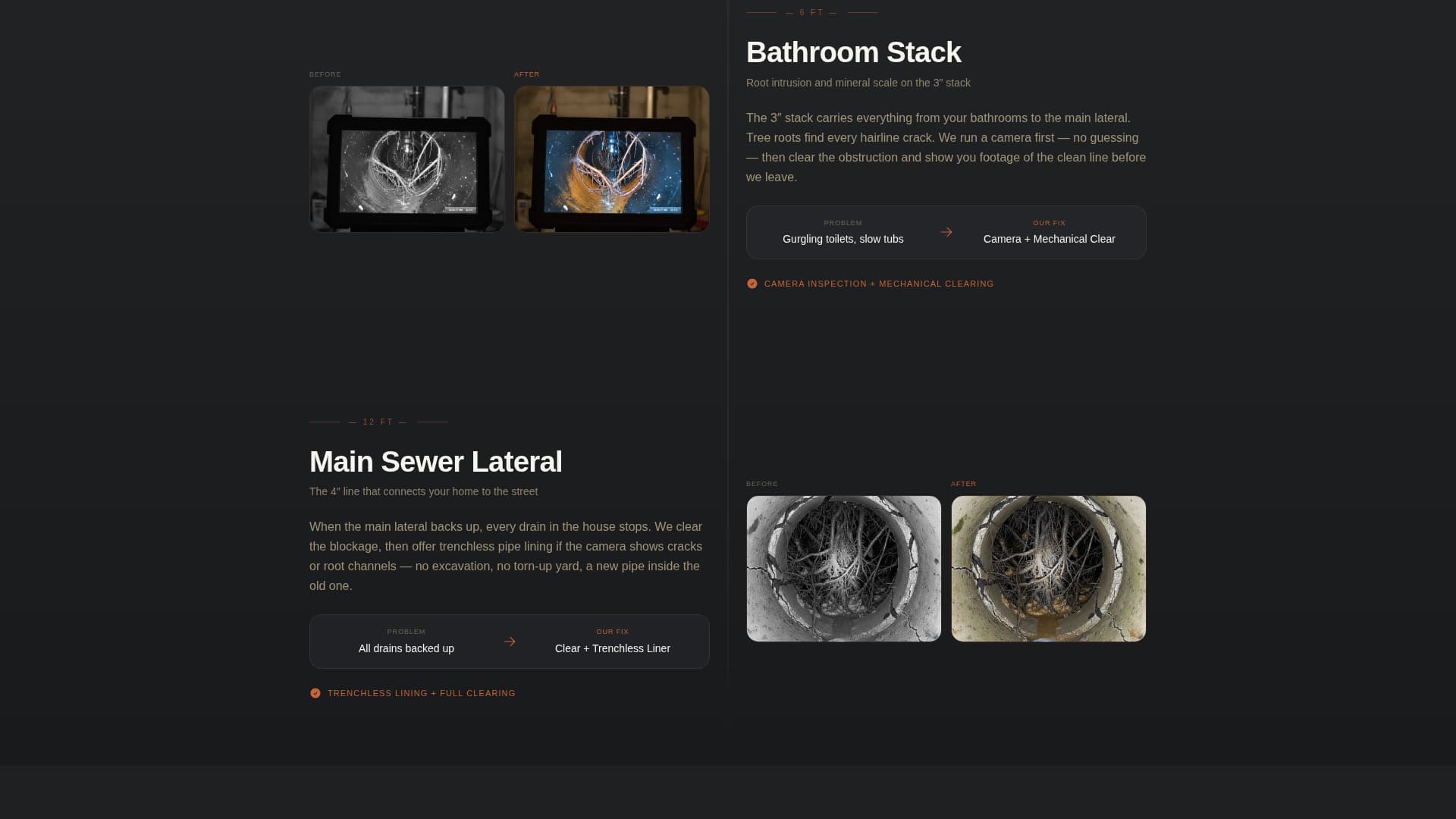 Auger - Rapid Draincleaning Landing Page Template