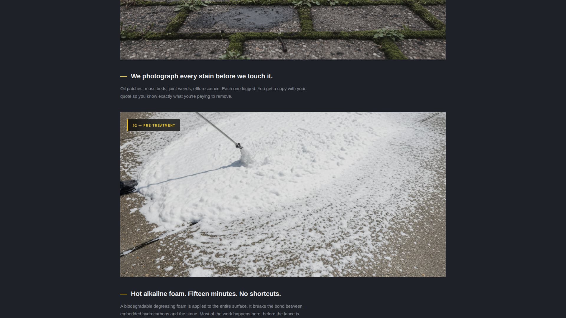 Driveway - Modern Cleaning Landing Page Template