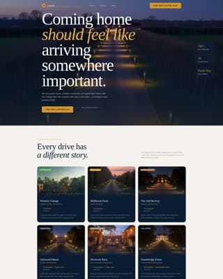 Lantern - Illuminating Driveway Landing Page Template