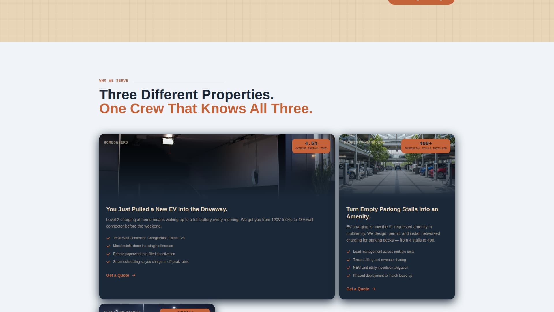 Charger - Powerful EV Installation Landing Page Template