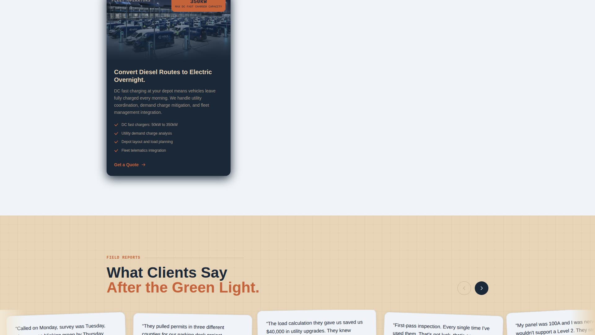 Charger - Powerful EV Installation Landing Page Template
