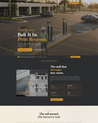 Volt - Powerful EV Installation Landing Page Template