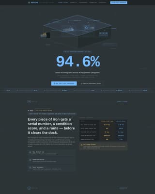 Reflow - Precision Heavyequipment Landing Page Template