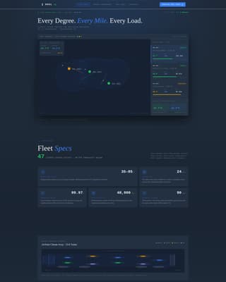 Freightguard - Heavyequipment Temperaturecontrolled Landing Page Template
